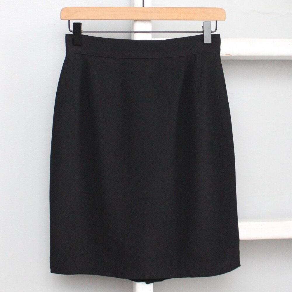 Gianni Versace Genny Vintage Black Pencil Skirt Size 6 US / 40 Italy - Picture 2 of 8